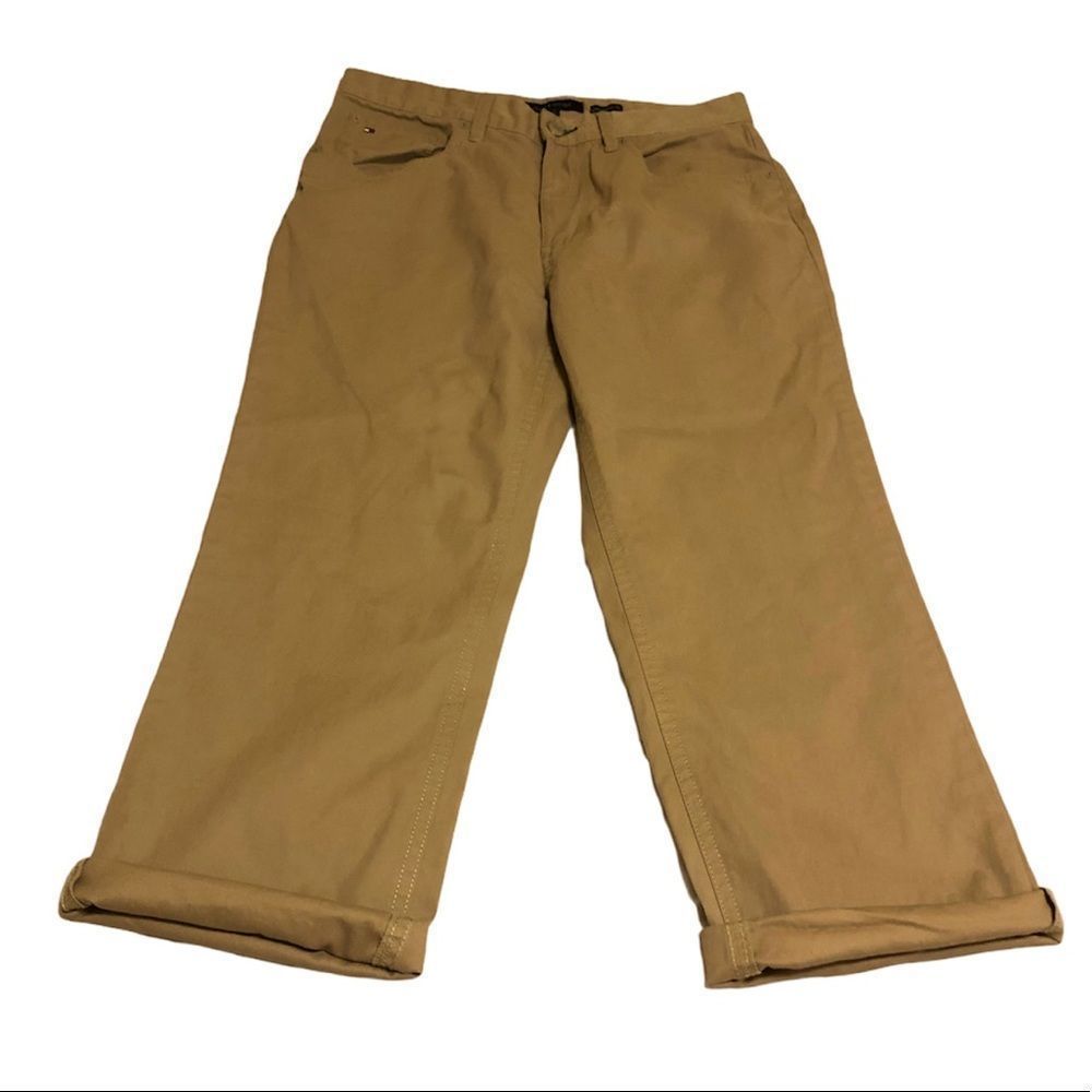 Tommy Hilfiger Relaxed Fit Tan Khaki Pants Mens 32
